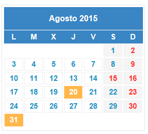 calendario fiscal de hacienda agosto 2015